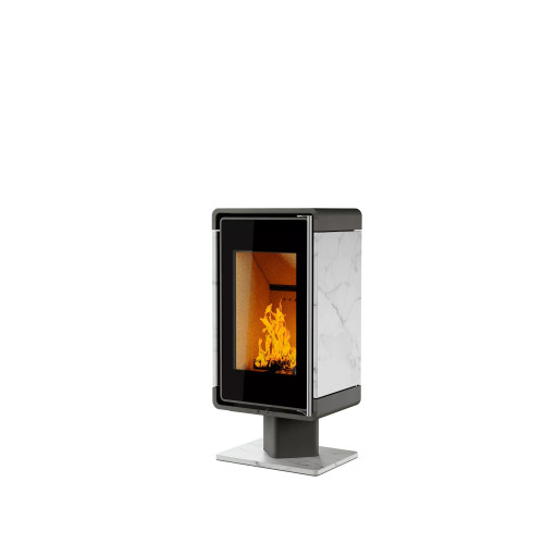 ПЕЧЬ-КАМИНАСТОВ КУБ (ПК 4581)(КАМ. НА НИЗКОЙ НОГЕ)