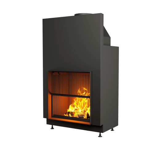 ОТКРЫТАЯ КАМИННАЯ ТОПКА С СЕТКОЙ АСТОВ О1С 75\75