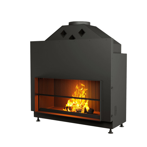 ОТКРЫТАЯ КАМИННАЯ ТОПКА С СЕТКОЙ АСТОВ О1С 120\57