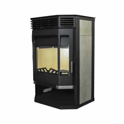 Печь-Камин Ангара 12 Аква (Мета-Бел)