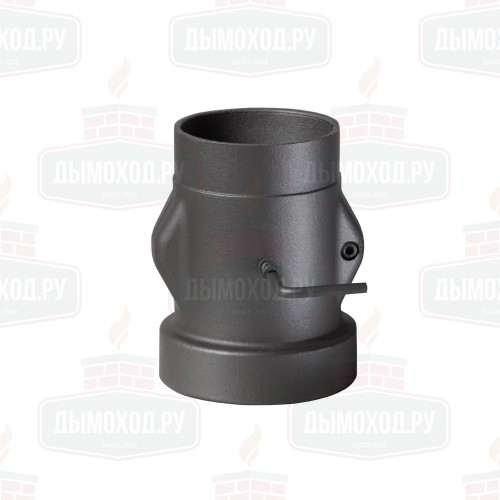Стартовый дымоход 115-136 разборный с шибером (Pro-metall)