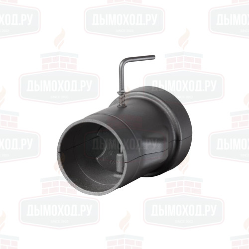 Стартовый дымоход 115-136 разборный с шибером (Pro-metall)
