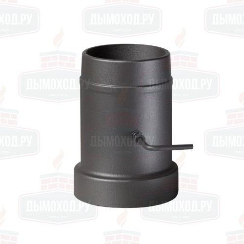 Стартовый дымоход 115-136 с шибером (Pro-metall)