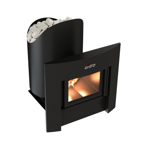 Печь дровяная Aurora 160 Window (GrillD)