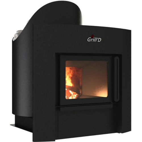 Печь дровяная Aurora 160 Window (GrillD)
