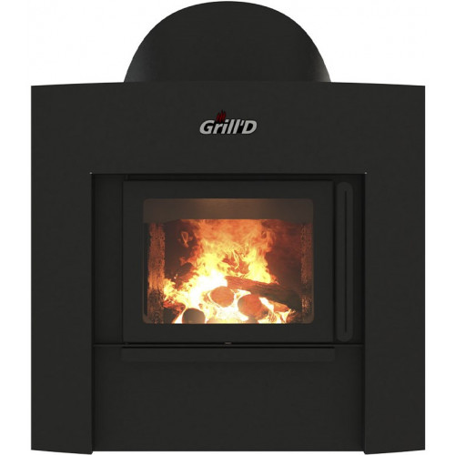 Печь дровяная Aurora 160 Window (GrillD)