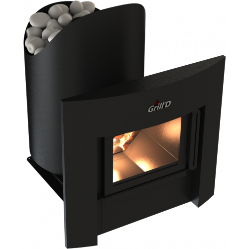 Печь дровяная Aurora 160 Window (GrillD)