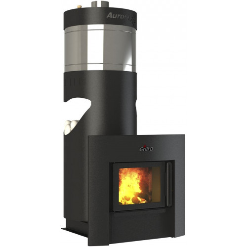 Печь дровяная Aurora 160А TRIO Window (GrillD)