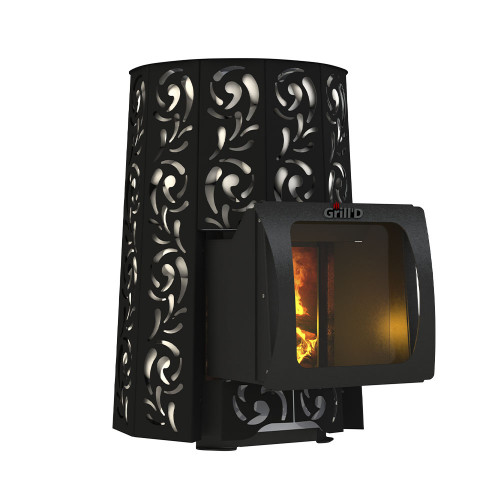 Печь дровяная Violet Short Window Max (GrillD)