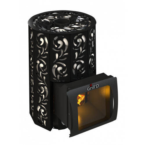 Печь дровяная Violet Short Window Max (GrillD)