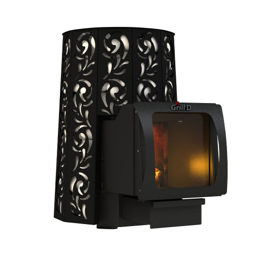 Печь дровяная Violet Long Window Max (GrillD)