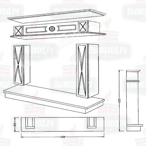 Портал ZURICH, Blanco Macael (Arriaga)