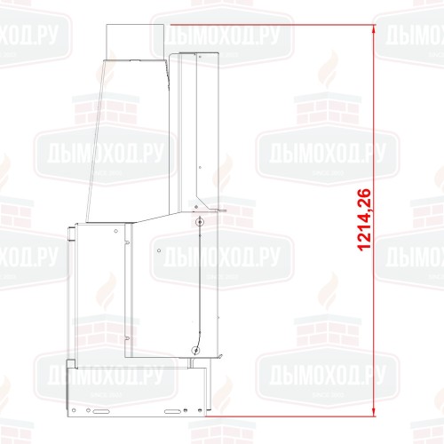 Каминная топка KW 80 SIMPLE FACE FT (Axis)