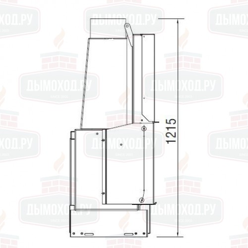 Каминная топка KW 100 SIMPLE FACE BG1 (Axis)