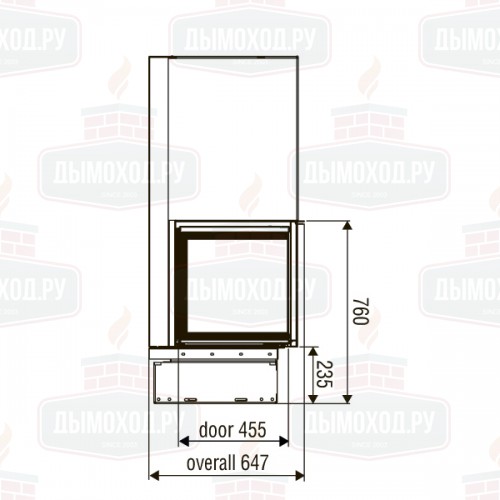 Каминная топка XP0120 LG (Axis)