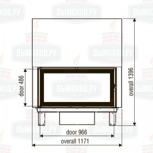 Каминная топка XP0120 SF BG1 (Axis)