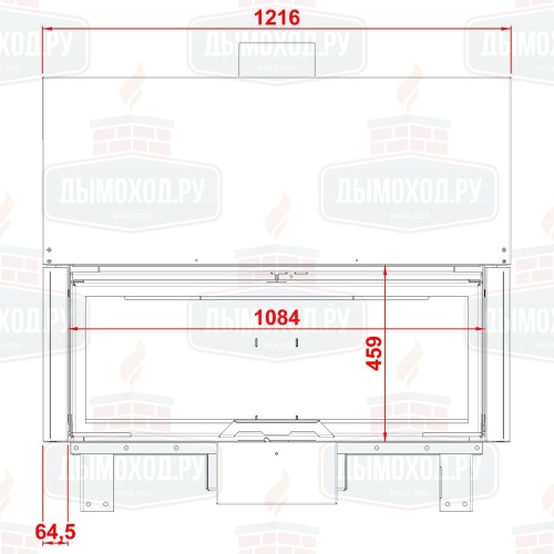 Каминная топка KW 120 SIMPLE FACE (Axis)