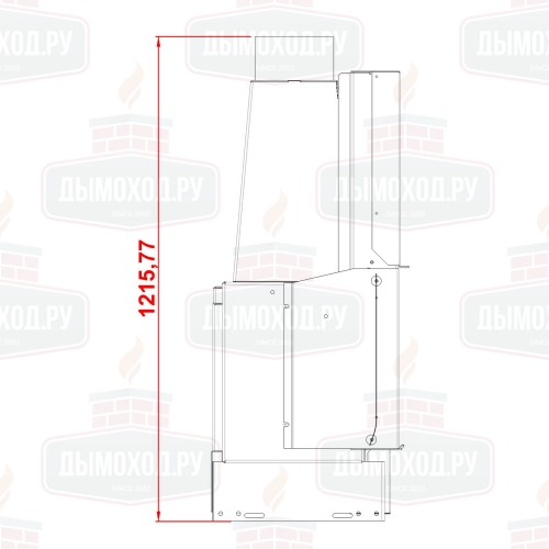 Каминная топка KW 120 SIMPLE FACE (Axis)