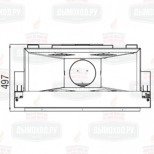 Каминная топка KW 100 SIMPLE FACE BG1 (Axis)