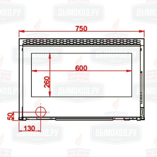 Каминная топка INSERT 750 (Axis)