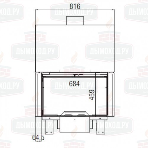 Каминная топка KW 80 SIMPLE FACE BG1 (Axis)