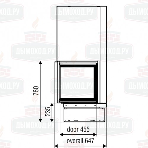 Каминная топка XP0080 LD (Axis)