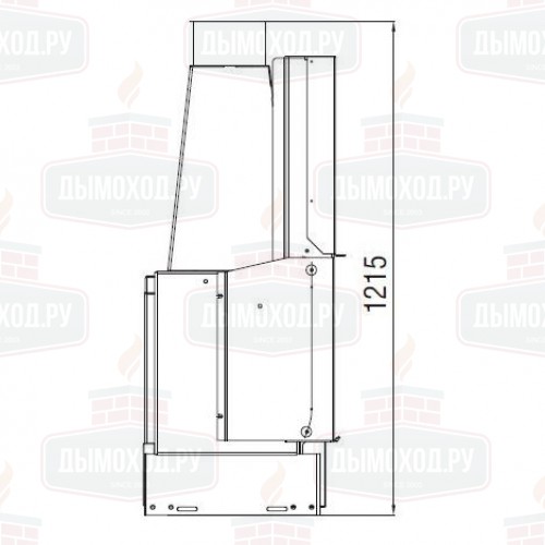 Каминная топка KW 80 SIMPLE FACE BG1 (Axis)