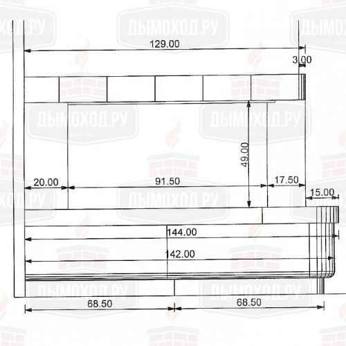 Облицовка SALMA, под FH 1200 VLD (Axis)