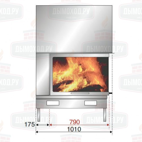 Каминная топка EPI 950 (Axis)