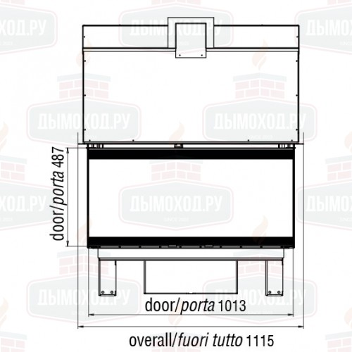 Каминная топка XP01203V (Axis)