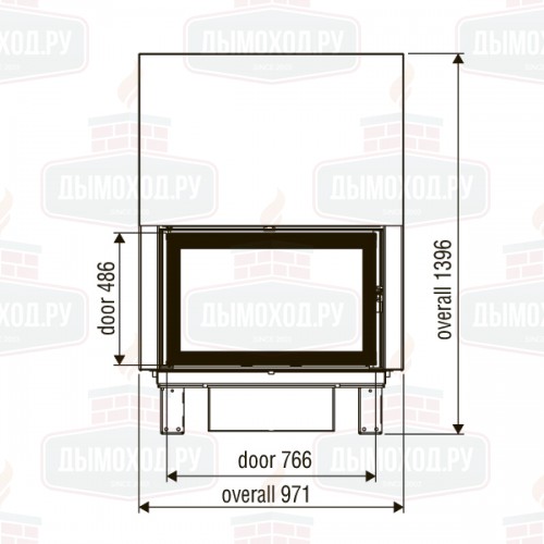 Каминная топка XP0100 SF (Axis)