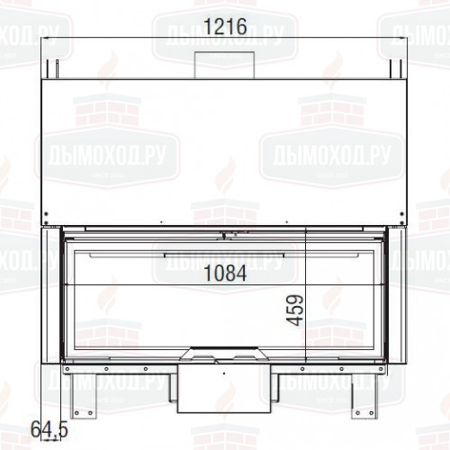 Каминная топка KW 120 SIMPLE FACE BG1 (Axis)