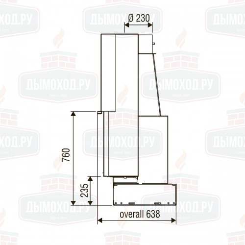 Каминная топка XP0100 SF (Axis)