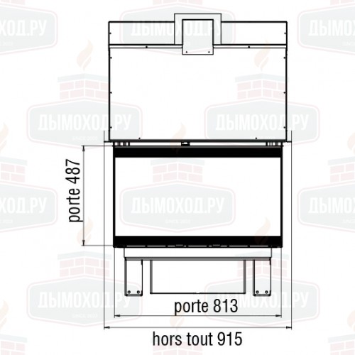 Каминная топка XP01003V BG1 (Axis)