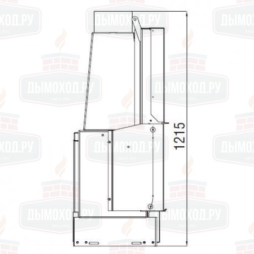 Каминная топка KW 120 SIMPLE FACE BG1 (Axis)
