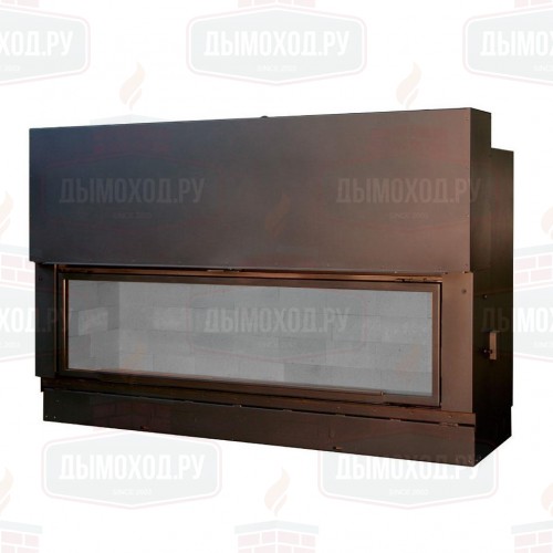 Каминная топка H 1600 XXL WS BLACK BG3 (Axis)