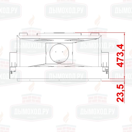 Каминная топка KW 100 SIMPLE FACE FT (Axis)