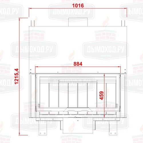 Каминная топка KW 100 SIMPLE FACE FT (Axis)