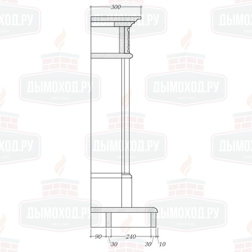 Портал LADA YII, c адапт. пластинами, Gallala Beige (Continental)
