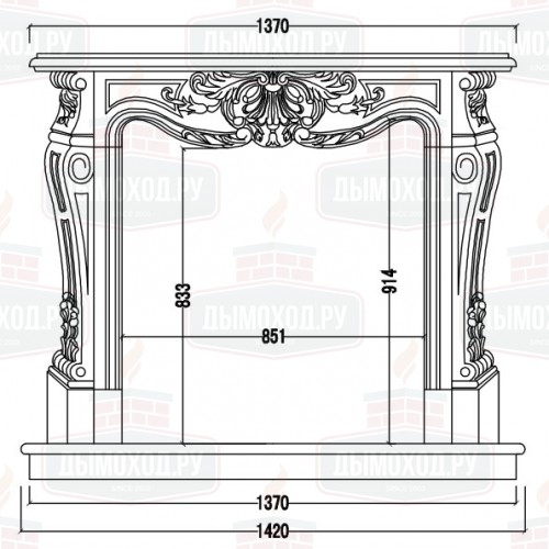 Портал JUNONA, Crema Marfil (Continental)