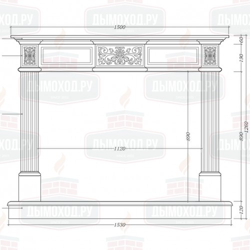 Портал LADA YII, c адапт. пластинами, Gallala Beige (Continental)