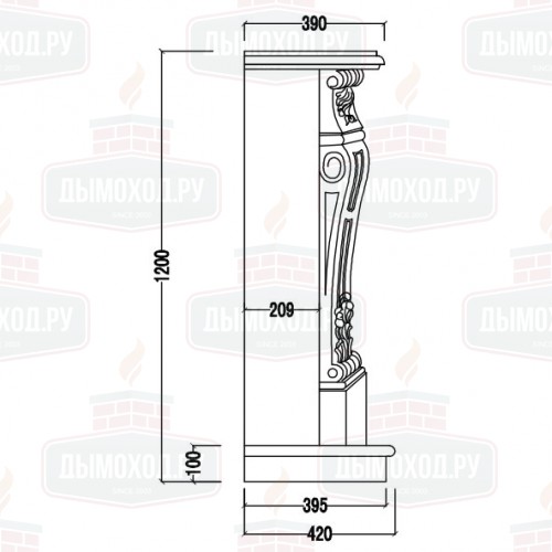 Портал JUNONA, Crema Marfil (Continental)