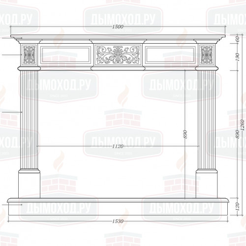 Портал LADA YII, c адапт. пластинами, Gallala Beige (Continental)
