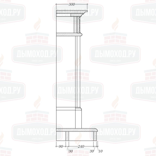 Портал LADA YII, c адапт. пластинами, Gallala Beige (Continental)