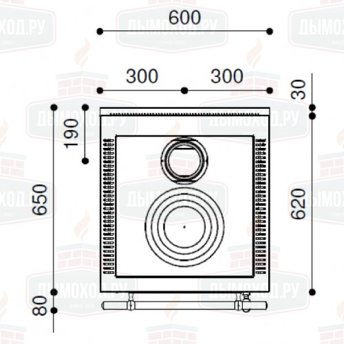 Печь-плита COUNTRY 60L (J. Corradi)