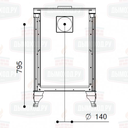 Печь-плита COUNTRY 60L (J. Corradi)