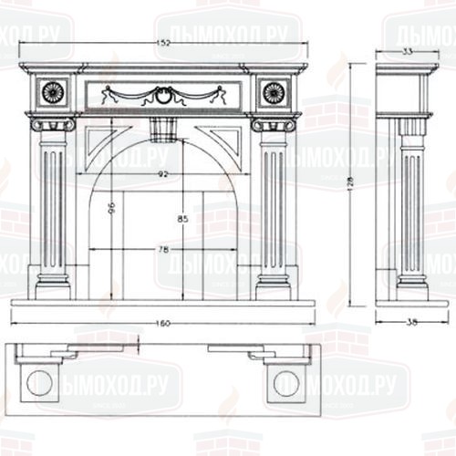 Портал INGRES, Crema Marfil (Crumar)