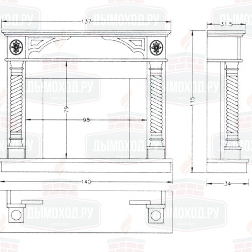 Портал BOTTICELLI, Rojo Alicante (Crumar)