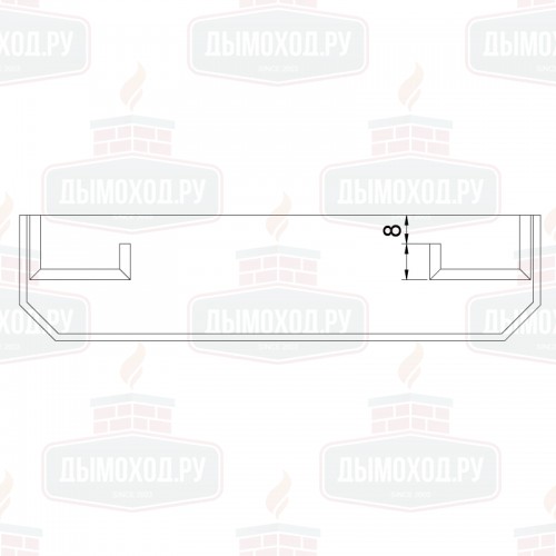 Портал CHILLIDA, Crema Marfil, с адапт. 100х50х2 (Crumar)