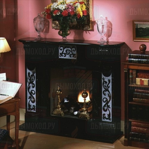 Портал GAUDI, Negro Marquin, с пласт. 100х50х2 (Crumar)